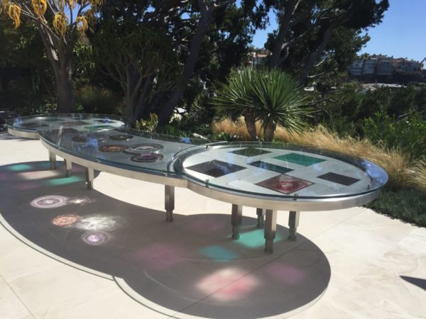 Art glass table